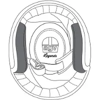 AGV X70 Kindkuddar