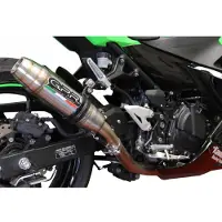 Gpr Exhaust Systems Deeptone Inox Kawasaki Z 400 18-20 Euro 4 Homologerad Slip On Ljuddämpare