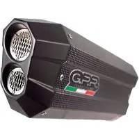 Gpr Exhaust Systems Sonic Poppy Ktm Lc 8 Super Adventure 1290/s/r/t 17-20 Ref:ktm.55.2.sopo Stainless Steel Homologerad Slip On Ljuddämpare