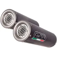 Gpr Exhaust Systems M3 Poppy Ducati 748/s/sp/sps/r/rs 95-02 Ref:d.20.1.m3.pp Stainless Steel Homologerad Ljuddämpare