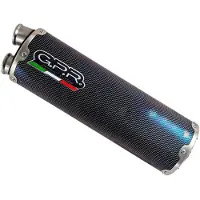 Gpr Exhaust Systems Dual Poppy Kawasaki Versys 1000 I.e21-22 Ref:e5.k.179.dual.po Carbon&stainless Steel Oval Ljuddämpare Typgodkänd