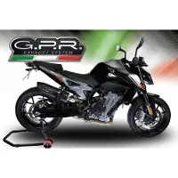 Gpr Exhaust Systems Furore Evo4 Nero Ktm Duke 790 21-23 Ref:e5.kt.107.fne4 Homologerad Slip On Ljuddämpare