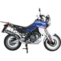 Gpr Exhaust Systems Furore Evo4 Nero Aprilia Tuareg 660 21-23 Ref:e5.a.77.fne4 Homologerad Slip On Ljuddämpare