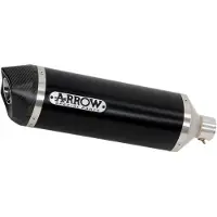 Arrow Race-tech Aluminium Dark With Carbon End Cap Ducati Hypermotard/hyperstrada 821 ´13-15 Icke-godkänd Ljuddämpare