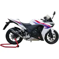 Gpr Exhaust Systems Gp Evo4 Black Titanium Honda Cbr500 R 2023-2024 E5 Conical Homologerad Slip On Ljuddämpare