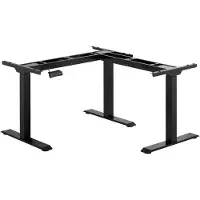 Fromm & Starck Justerbart underrede till hörnbordsskiva - Höjd: 69-118 cm - Bredd: 90-150 cm (vänster) / 110-190 cm (höger) - Vinkel: 90° - 150 kg