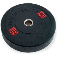 Olive Hi Temp Olympisk Bumper Plate 25kg