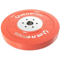 Olive Competition Olympisk Bumper Plate 25kg