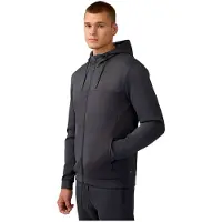 Castore Scuba Helzip Hoodie Polyester Herr Grå Huvtröja