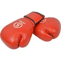 Sporti France 10oz Läder Konstgjorda Boxningshandskar