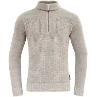 Devold Men's Bispen Wool Zip Neck Grey Melange