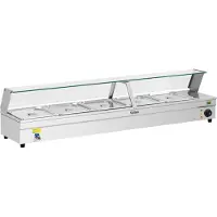 Usorteret Vattenbad - 5 x GN - 1/2 - tappkran