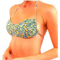 Rhythm Carrie Tan Line Bandeau Bikinitopp