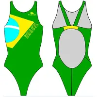 Turbo Brazilian Flag Pro Resist Baddräkt