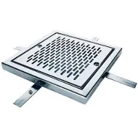 AstralPool Rostfritt Stål 00287 Aisi304 Avloppsgaller I 500x500mm