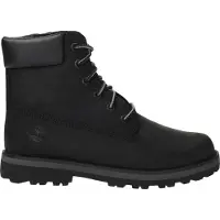 Timberland unisex för barn. TB0A27A20011 Läderstövlar med snörning Courma svart (34), Hud, Karta, Nyckelband, Casual, barnmode