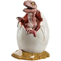 Noble Collection Jurassic Park Samlarföremål Baby Velociraptor I äggfigur