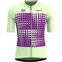 Santini Liege Bastogne Korta ärmar Cykeltröja