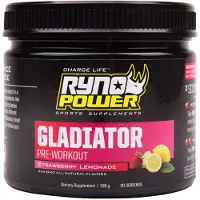 Ryno Power Gladiator Pre-workout Dryckesmix Jordgubbscitronad 150gr