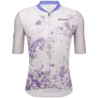 Santini Marble Sllim Fit Korta ärmar Cykeltröja