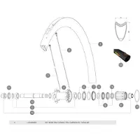 Mavic Cosmic Pro Carbon Sl Tubular Bakfälg