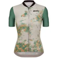 Santini Marble Slim Fit Korta ärmar Cykeltröja
