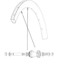 Mavic Kit 2 Front/rear Cosmic Pro Carbon Ust Disc Ekrar