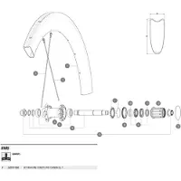 Mavic Comete Pro Carbon Sl Tubular Rear Fälg