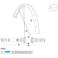 Mavic Deemax Elite/e-xa Elite 27.5 2019 Front Ekrar 14 Enheter