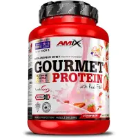 Amix Gourmet Protein Vit Choklad Och Jordgubbe 1kg