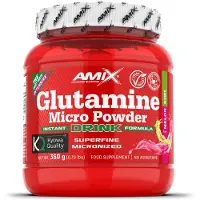 Amix Glutamin Mikropulver Aminosyror Melon Och Kiwi 360g