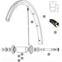 Mavic Ksyrium Pro Exalith 17c Framfälg
