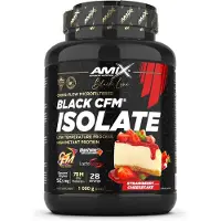 Amix Black Cfm Vassleproteinisolat Jordgubbscheesecake 1kg