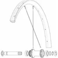Mavic Front/rear Allroas 650b Landsvägscykelfälg