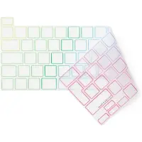 PHILBERT KB Cover för MacBook Pro 13-16’’ 2019-2022, TRNSP/Rainbow