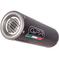 Gpr Exhaust Systems M3 Poppy Ducati Scrambler 800 15-16 Ref:d.118.cat.m3.pp Stainless Steel Slip On Homologerad Ljuddämpare