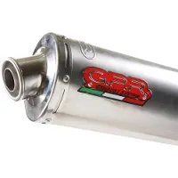 Gpr Exhaust Systems Tondo/round Inox Kawasaki Zxr 1200 02-08 Homologerad Bolt-on Ljuddämpare