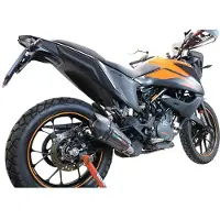 Gpr Exhaust Systems Gp Evo4 Poppy Ktm Adventure 250 2020-2022 E5 Conical Homologerad Slip On Ljuddämpare