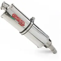 Gpr Exhaust Systems Trioval Triumph Tiger 800 17-20 Stainless Steel Homologerad Slip On Ljuddämpare