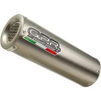 Gpr Exclusive M3 Natural Titanium Er 6 N/f 12 Euro 3 Cat Typgodkänt Komplett Avgassystem