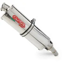 Gpr Exhaust Systems Trioval Kawasaki Klx 650 93-95 Ref:k.184.tri Stainless Steel Oval Ljuddämpare Typgodkänd