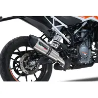 Gpr Exhaust Systems Gp Evo4 Titanium Ktm Duke 390 2021-2023 E5 Conical Homologerad Slip On Ljuddämpare