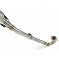 Gpr Exhaust Systems Deeptone Inox Kawasaki Klx 140g 2017-2024 Round Icke-homologiserat Komplett Avgassystem