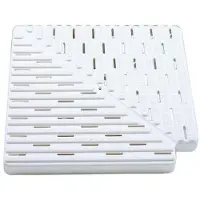 AstralPool 22382 90º H22mm L340mm L1_335mm Hörnplattor I Plast För överflödesränna