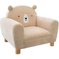 Atmosphera barnstol med ryggstöd MIS, beige