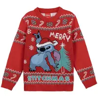 Disney Knitted Christmas Stitch Tröja