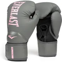 Everlast Elite 2 Boxningshandskar (grå/pink) - 14oz
