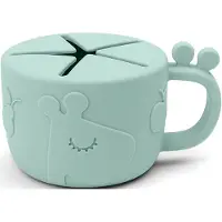 Done by Deer Mellanmål-Mugg - Peekaboo - Raffi Blue - - One Size - Mugg