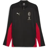 Puma Milan Träningsjacka - Svart/Röd, storlek Small