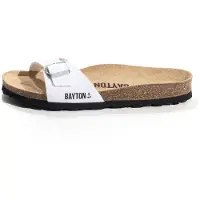 Bayton Pantolette 'Jazz' svart / silver / vit